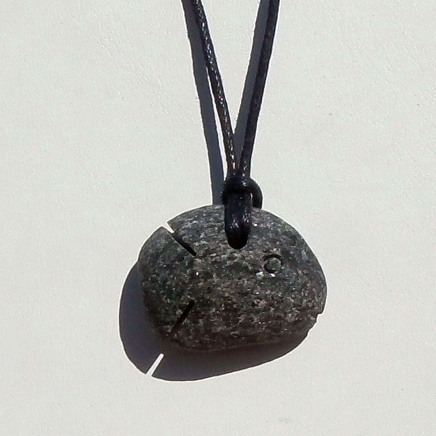 Kleiner Steinfisch aus Rügener Kiesel, Unikat