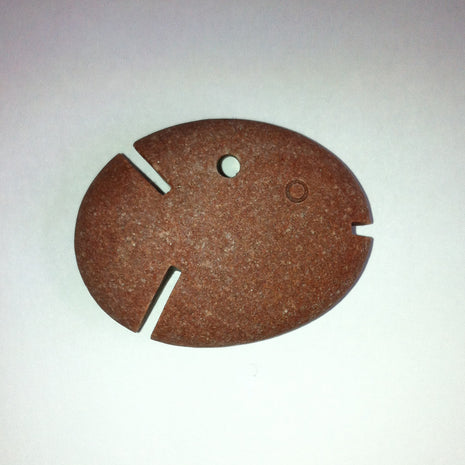 Unikat Anhänger Steinfisch aus unpoliertem Naturstein