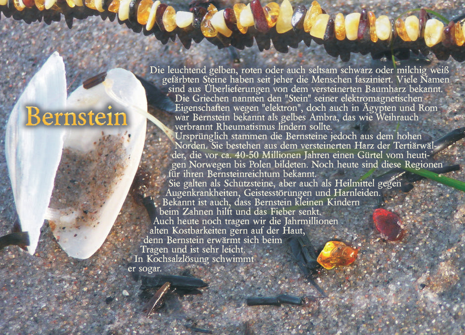 Postkarte Bernstein