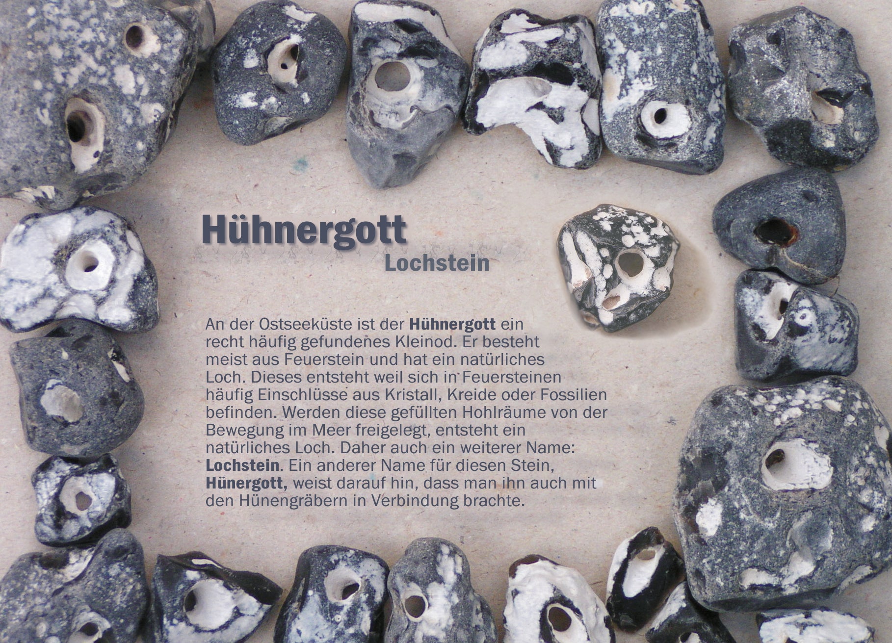 Postkarte Hühnergott