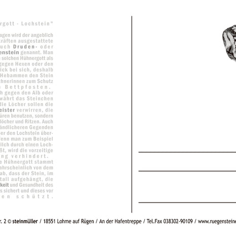 Postkarte Hühnergott