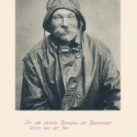 Postkarte „Alter, ehrlicher Seemann“