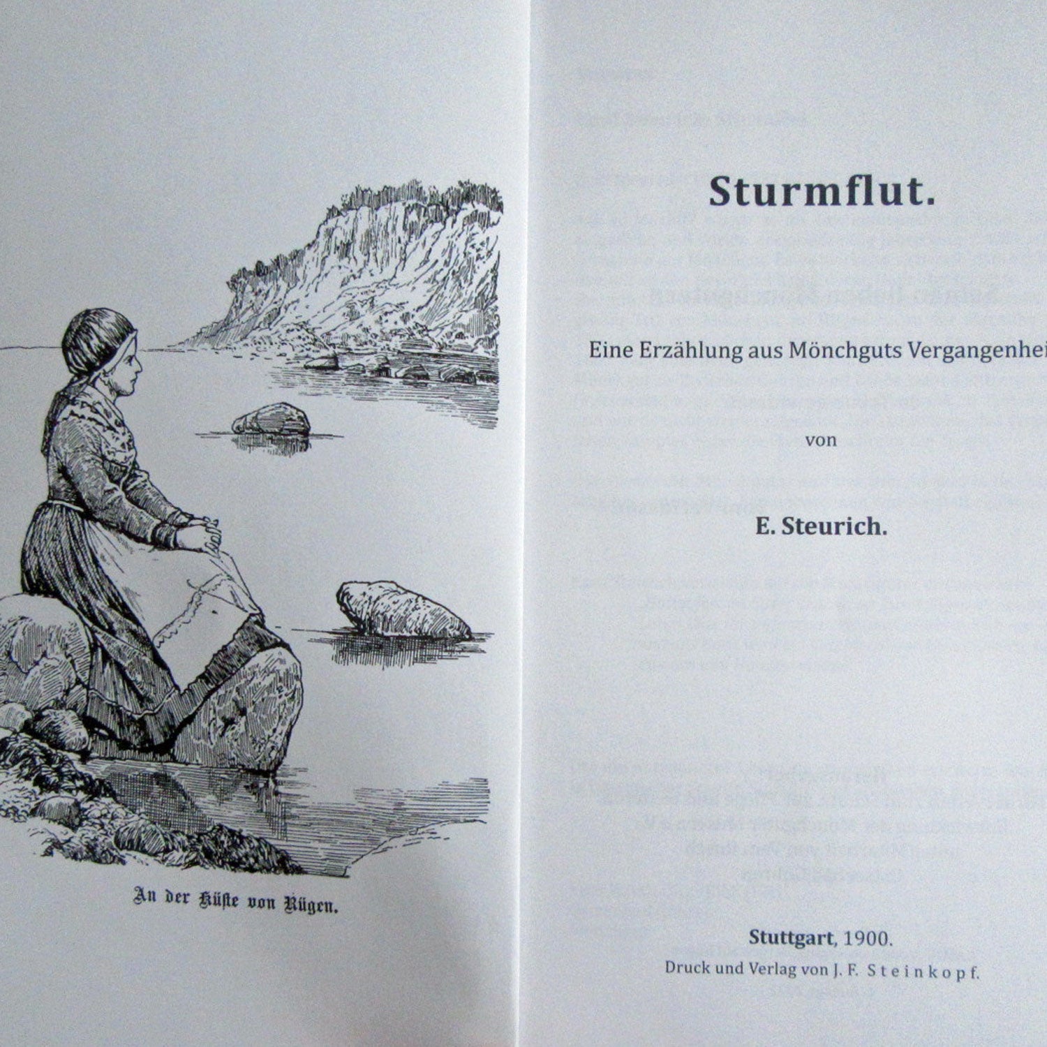 Emil Steurich / Sturmflutring aus hochwertigem Seeglas