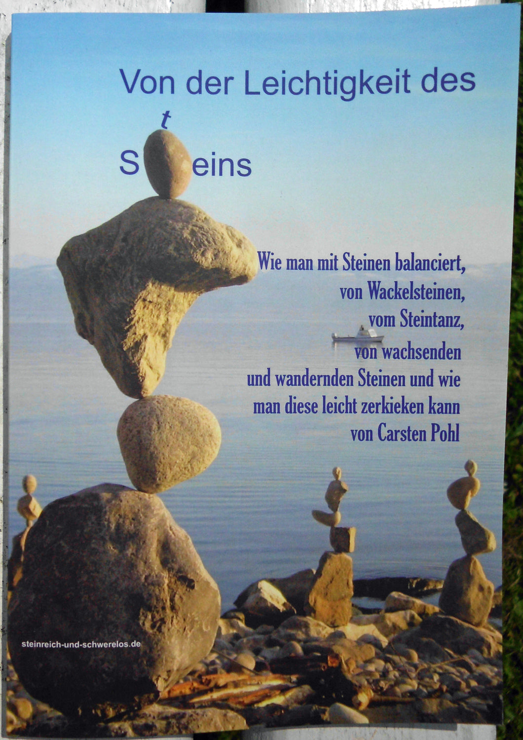 Einzelstück: Stein im Tanz der Leichtigkeit