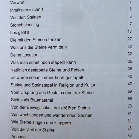 Einzelstück: Stein im Tanz der Leichtigkeit