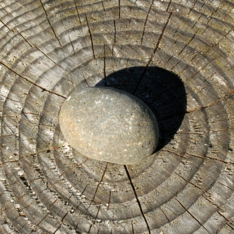 Unpolierter Wallstein von der Rügener Küste – naturbelassen & charakterstark